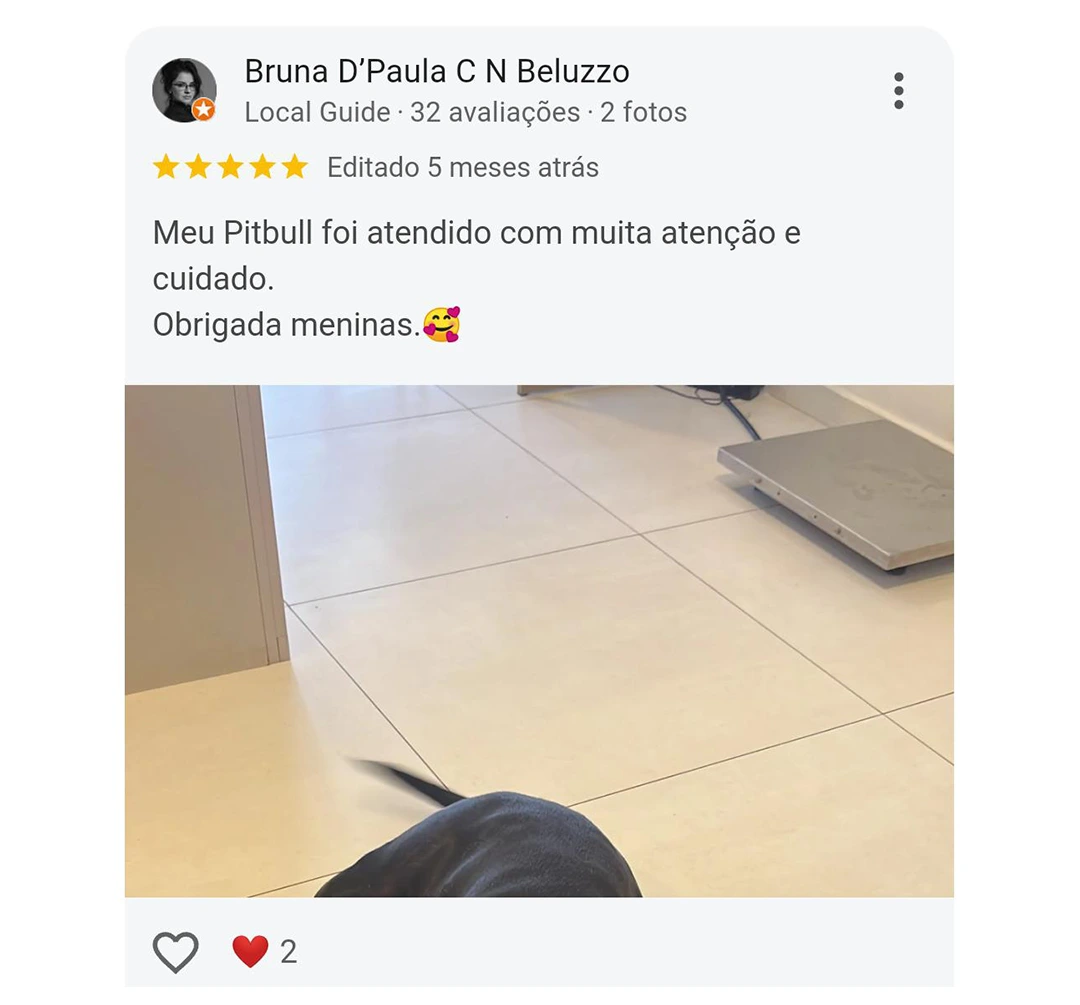 Avaliação 5 estrelas