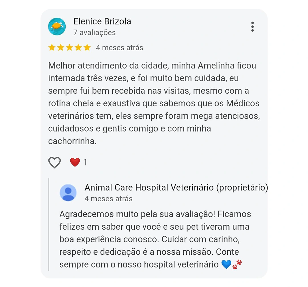 Avaliação 5 estrelas