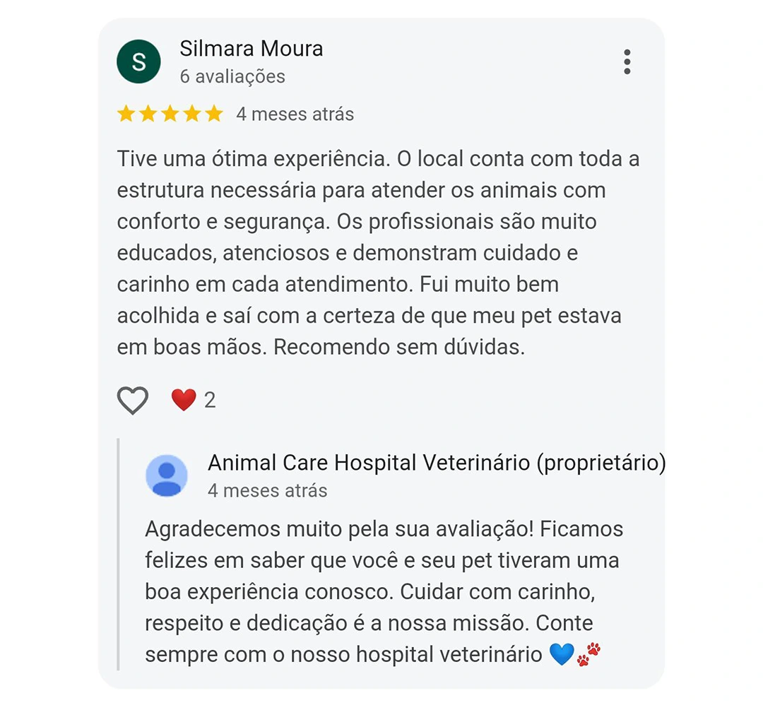 Avaliação 5 estrelas