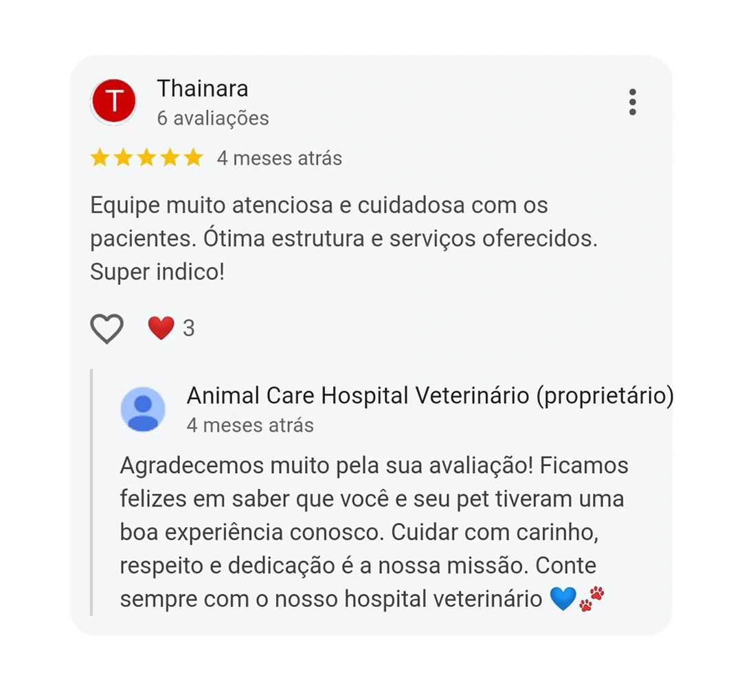 Avaliação 5 estrelas